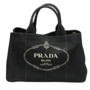 Pre-owned Canvas prada-tasker