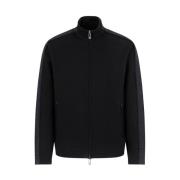 Sort Zip-Through Sweatshirt Stilfuld Komfort