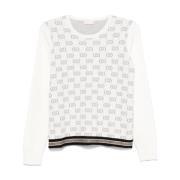 Stribet Monogram Sweater