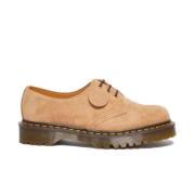 Tufted Sandy Tan Suede 3-Eye Sko