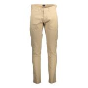 Beige Bomuld Jeansbukser