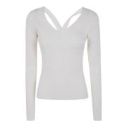 Elegant V-Neck Strik Sweater