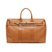 Brun Læder Holdall Taske