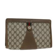 Pre-owned Canvas clutches