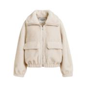 Oversized Faux Fur Blouson Jakke