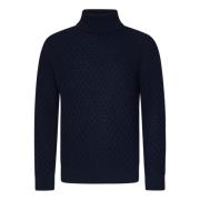 Blå Sweater til Mænd AW24