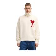 Hjerte Pullover Sweater Moderne Pasform