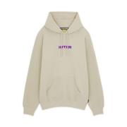 Beige Bomuld Freedom Hoodie