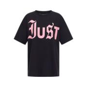 Oversize Logo T-shirt - Pink Detaljer