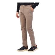 Beige Chino Bukser Slim Fit