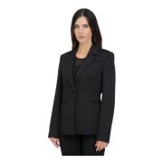 Sort enkeltknap blazer