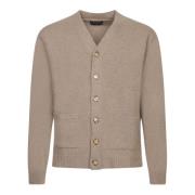 Beige Cardigan Sweater AW24