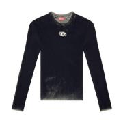 Sort Cut-Out Jumper med Oval D