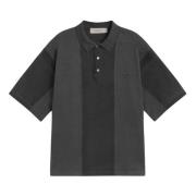 Marghera Polo Shirt Broderet Antracit Bomuld