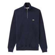 Navy Quarter Zip Sweatshirt Urban Style