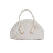 Beige Skuldertaske Chic Stil