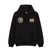 Sort Bomuld Hoodie LEONE