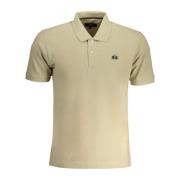 Kortærmet Polo Beige Broderet Logo