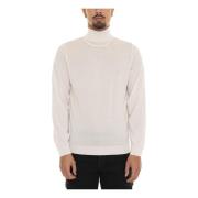 Turtleneck Pullover med Syet Logo