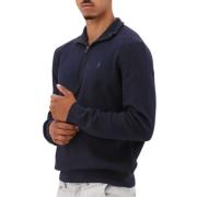 Strikket Half Zip Hunter Navy