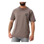 Logo Patch Tee Valnød Brun