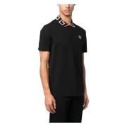 Greca Polo Shirt med Medusa Motif