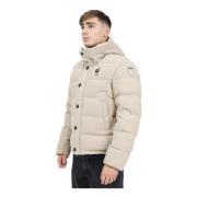 Sporty Dean Beige Puffer Coat