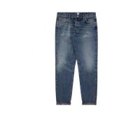 Regelmæssig Tapered Blå Jeans