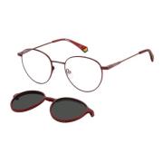 Rød Metal Unisex Solbrille