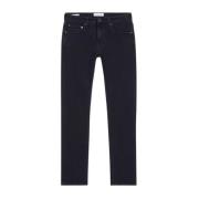 Slim Fit Vasket Sort Jeans