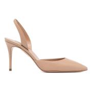 Elegant Beige Højhælede Pumps