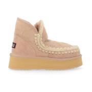 Håndlavet Mini Eskimo Suede Platform Støvle