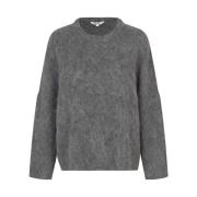 Fluffy Dark Grey Gillis Sweater