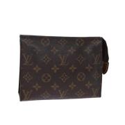 Pre-owned Coated canvas louis-vuitton-tasker