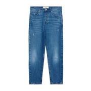 Straight Jeans med tapered pasform