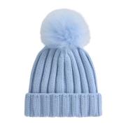 Cashmere Pom Pom Beanie