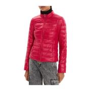 Reversibel Ultralight Dunjakke Fuchsia