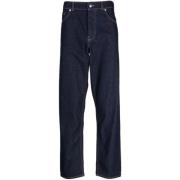 Indigo Denim Tapered Jeans