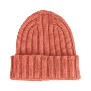 Italiensk Cashmere Ribstrikket Hat