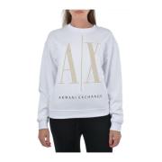 Hvid Sweater med ICON Logo