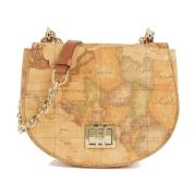 Klassisk Geo Print Crossbody Taske