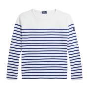 Stribet Boatneck Skjorte Classic Fit