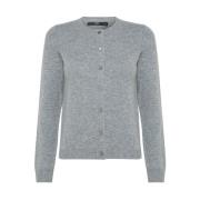 Cashmere Cardigan med knap foran