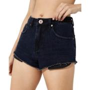 Sort High Waist Denim Shorts