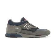 Mesh og Nubuck Sneakers med 3D Logo