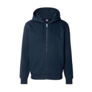 Blå Zip Hoodie Sweater