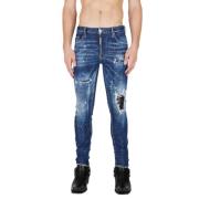 Kunstneriske Paint-Splatter Herre Jeans