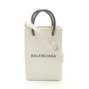 Pre-owned Laeder balenciaga-tasker