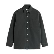 Sort Vasket Denim Overshirt