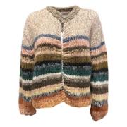 Stribet Mohair Sweater Håndlavet i Italien